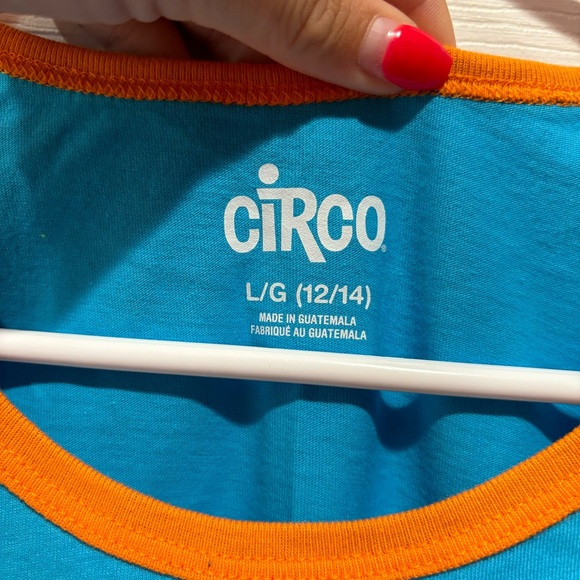 CIRCO Boy’s Summer Swagger Tank Top Shirt - blue / orange, size L (12/14) - Picture 3 of 4